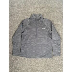 Stio Crester 1/2 Zip Pullover Gray Mens Large Performance Fleece Hiking Outdoors